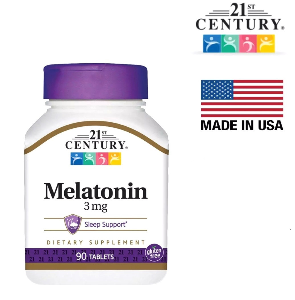 Мелатонин для нормализации сна 21st Century Melatonin Sleep Support, 5 mg 120 таблеток США