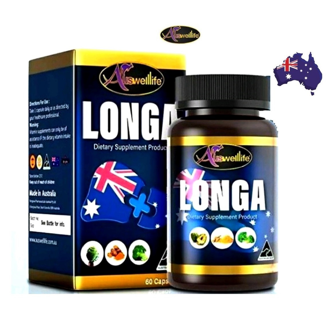 Auswelllife Longa Dietary Supplement Product Тоник для печени, 60 капсул. Австралия