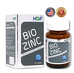 Цинк Хелат Hof Bio Zinc Chelate 75 mg., 30 капсул, США