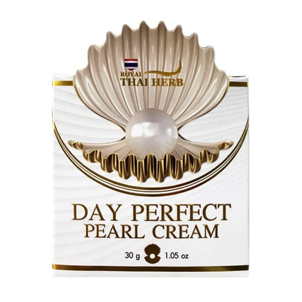 Крем дневной с жемчужной пудрой Royal Thai Herb Day Perfect Pearl Cream, 30 мл. Таиланд