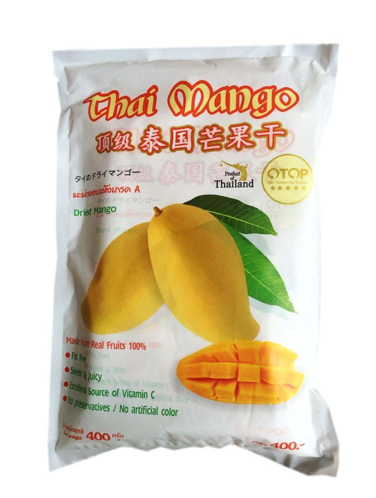 Манго сушеный Otop Dried Mango Royal Fruit, 400 гр. Таиланд