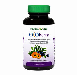 Капсулы для улучшения зрения OCO berry Herbal One, 60 капсул, Таиланд
