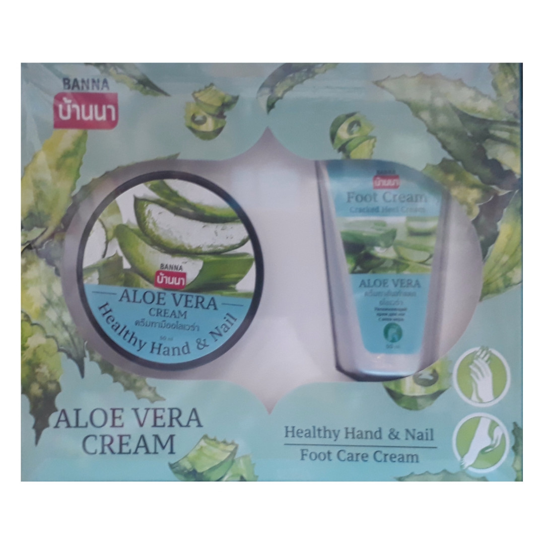Набор подарочный Aloe Vera Cream, Foot care cream + Healthy Hand & Nail, Таиланд