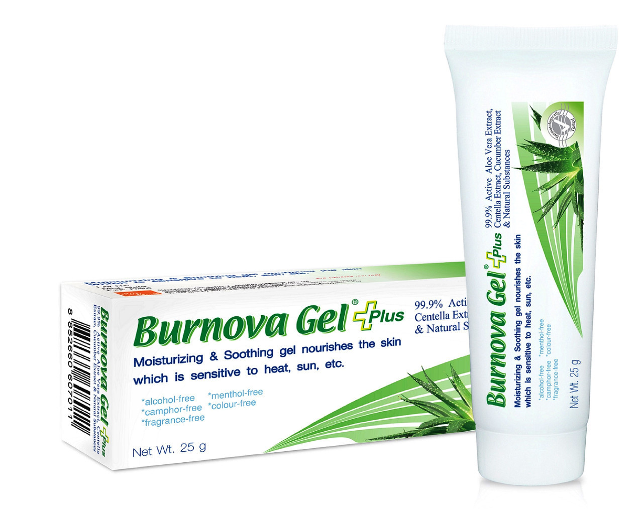 Гель с Алоэ Вера Burnova Gel Plus увлажняющий и успокаивающий кожу, 25 гр. Таиланд