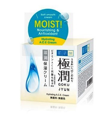 Крем увлажняющий для лица с гиалуроновой кислотой Hada Labo Goku Jyun Hydrating A.C.E. Cream 50 мл. Таиланд