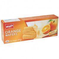 Вафли с апельсиновым вкусом от Bissin 100 гр / Bissin Premium Wafers Orange Flavored 100 g, Таиланд