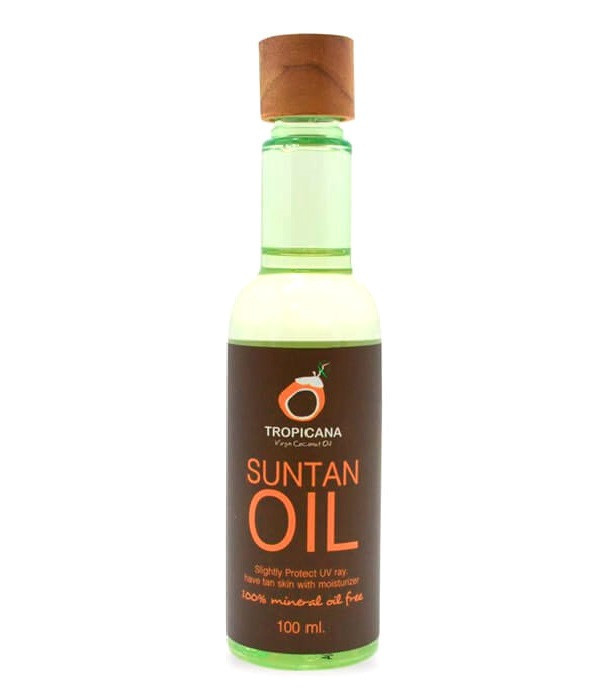 Масло Кокосовое для загара Tropicana Suntan Oil, 100 мл. Таиланд