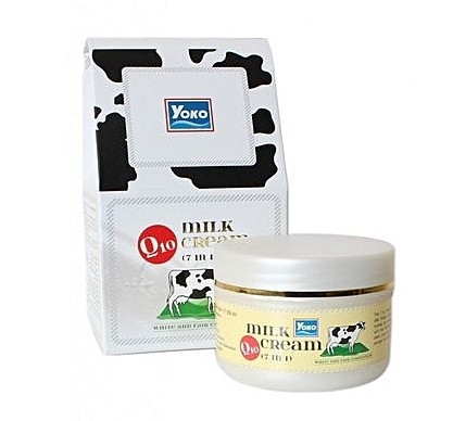 Крем антивозрастной молочный с Коэнзимом Q10 и Скваленом Yoko Milk Cream Q10, 50 мл., Таиланд