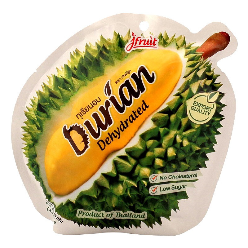 Дуриан дегидрированный, Jfruit Durian Dehydrated , 65 gr., Таиланд