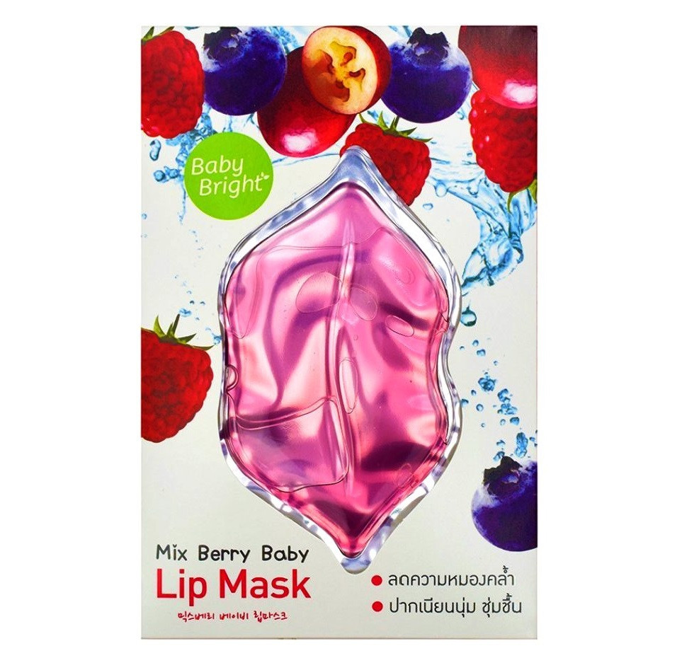Маска для губ с экстрактом ягод Baby Bright Mix Berry Lip Mask, Таиланд