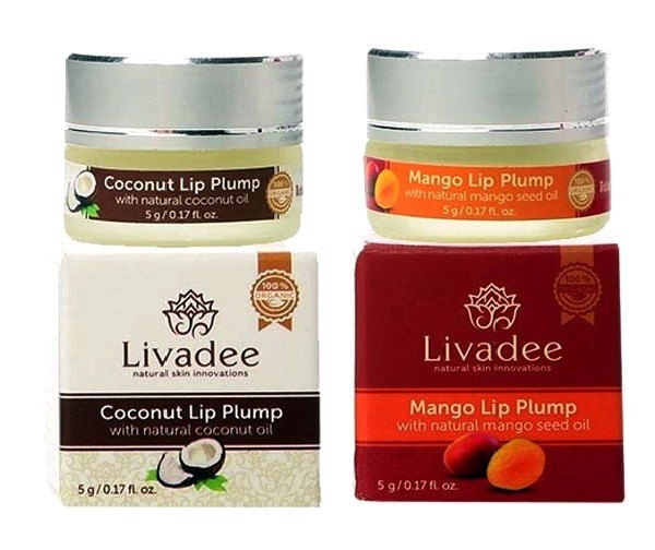 Бальзам-плампер для увеличения губ Сочное Манго, Спелый Кокос Livadee Lip Plump, 5 гр.,(в ассорт.) Таиланд