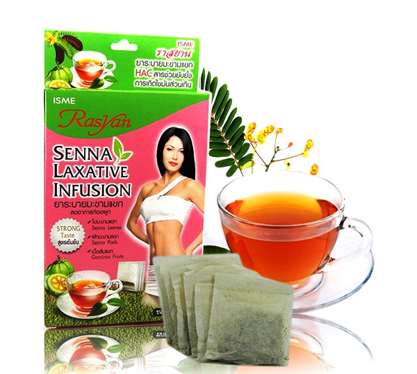 Чай для похудения и детокса Isme Rasyan Senna Laxative Infusion, 7 пакетиков по 2 гр., Таиланд