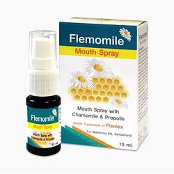 Спрей для рта и горла с Прополисом и Экстрактом Ромашки Flemomile Mouth Spray, 10 мл. Таиланд