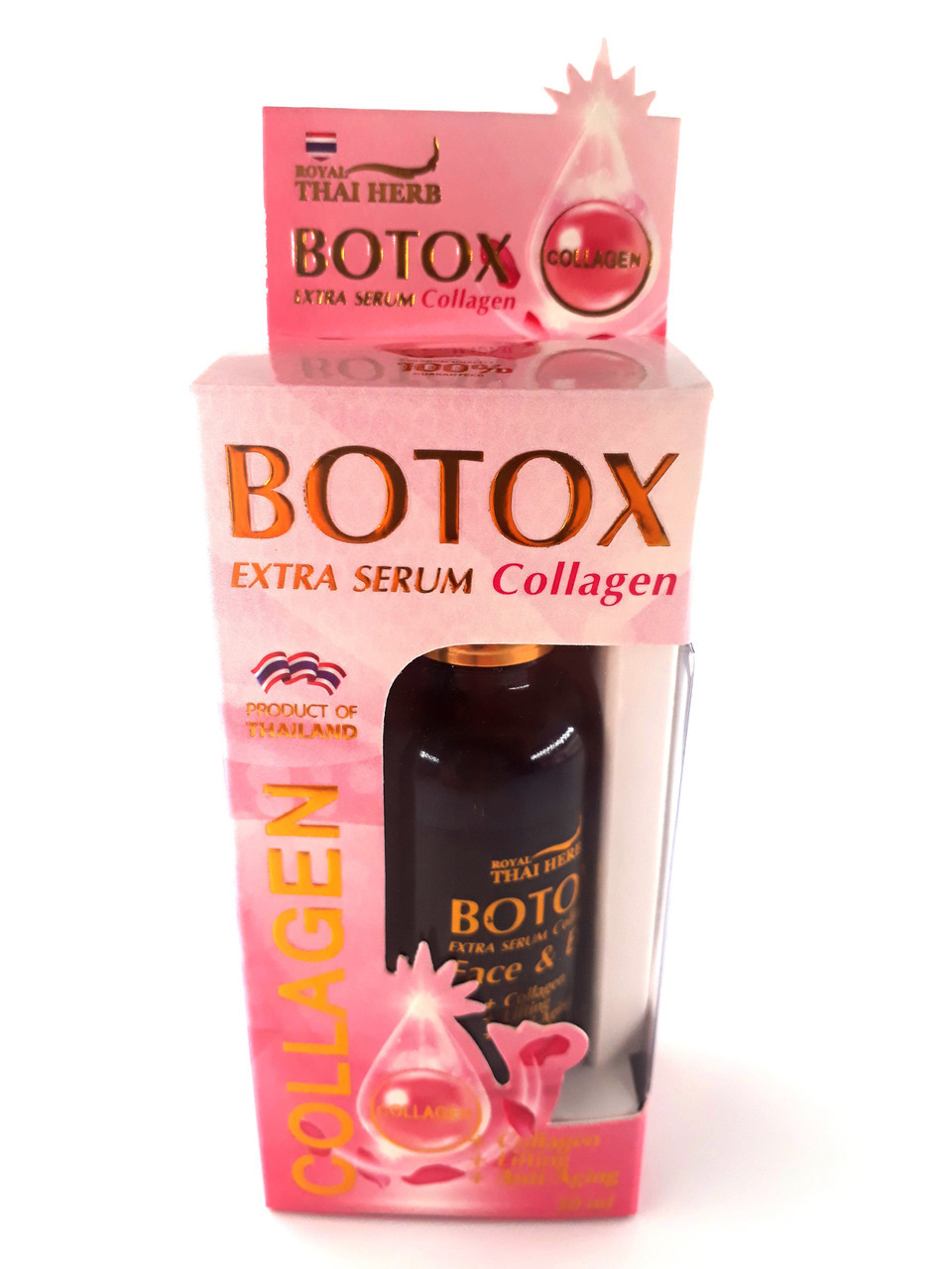 Ботокс сыворотка для лица с Коллагеном Royal Thai Herb Botox Extra Serum Collagen, 30 мл., Таиланд