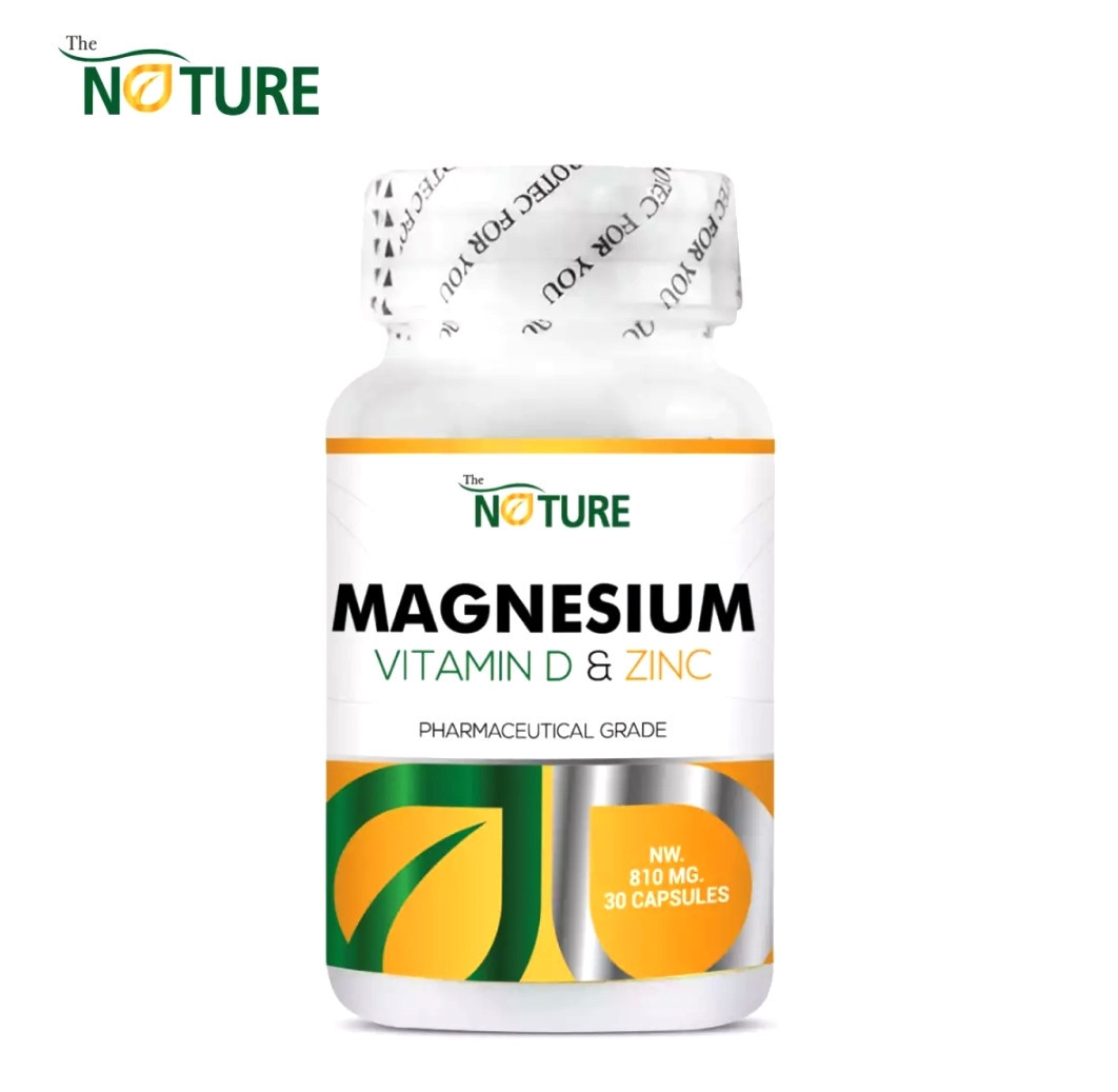 Магнезиум Витамин D3 + Цинк The Nature Magnesium Vitamin D & Zinc Capsule, 30 капсул Таиланд