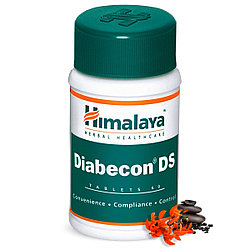 Натуральный препарат для лечения Сахарного Диабета Himalaya Diabecon DS, 60 таблеток