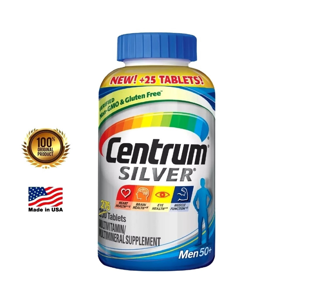 Мультивитаминный комплекс для мужчин старше 50 Centrum Silver® Men 50+ Multivitamin Supplement 275 капсул. США