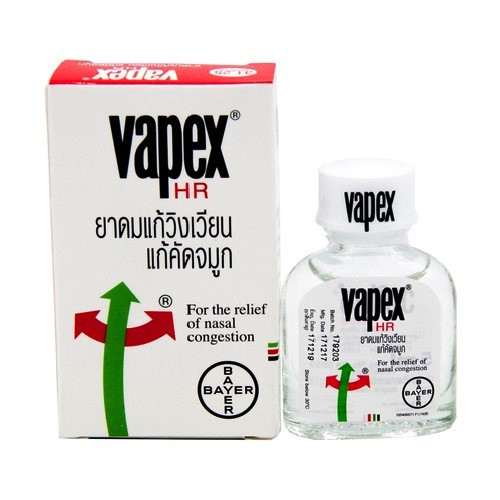 Эфирное масло от простудных заболеваний и заложенности носа Vapex HR Oil, Таиланд 14 мл.