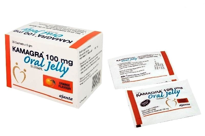 Препарат для потенции, Kamagra 100mg Oral Jelly, 50 шт. x 5 гр. Таиланд АПЕЛЬСИН