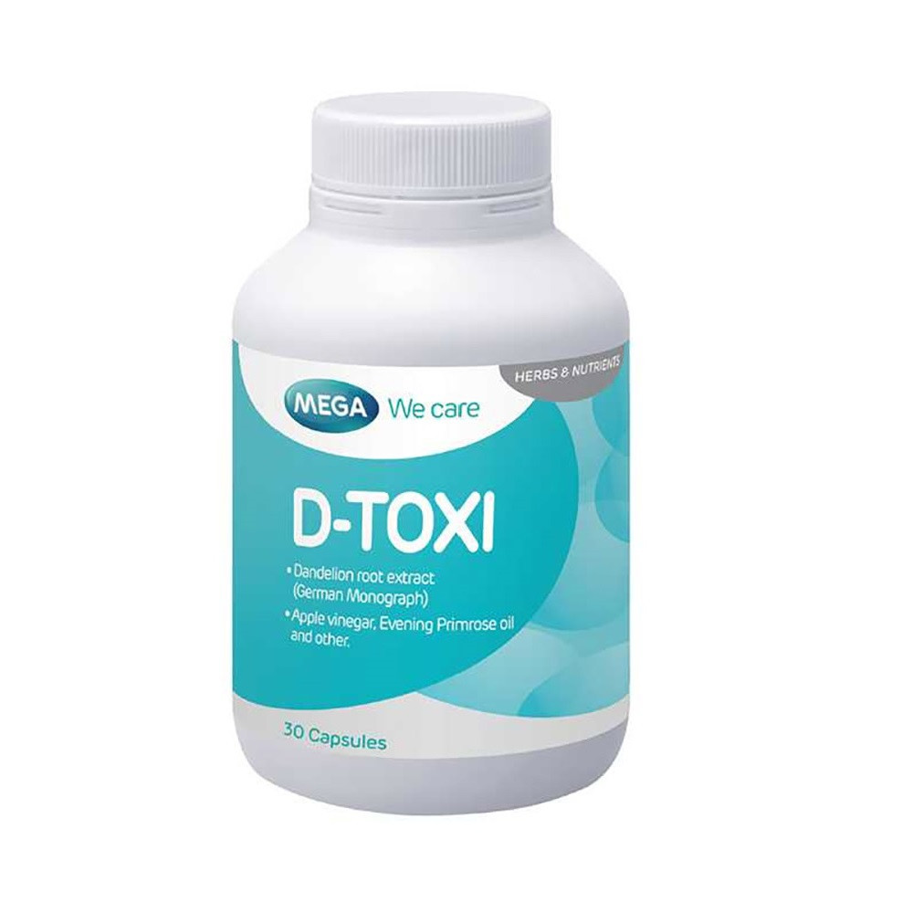 Капсулы для лечения печени Mega We Care D-Toxi, 30 шт. Таиланд