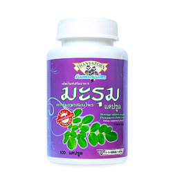 Капсулы для  нормализации давления и снижения холестерина Moringa Thanyaporn  Herbs Brand, 100 шт. Таиланд