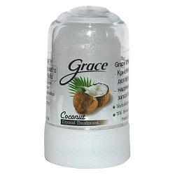 Тайский дезодорант кристалл Grace Crystal Deodorant Coconut, 40 гр., Таиланд