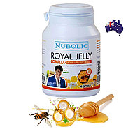 Маточное Молочко высококонцентрированная формула Nubolic Royal Jelly 1650 mg. 40 капсул Австралия