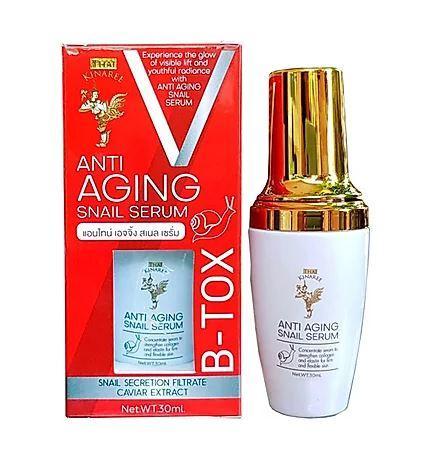 Сыворотка антивозрастная с муцином улитки Thai Kinaree Anti Aging Snail Serum B-Tox, 30 мл. Таиланд