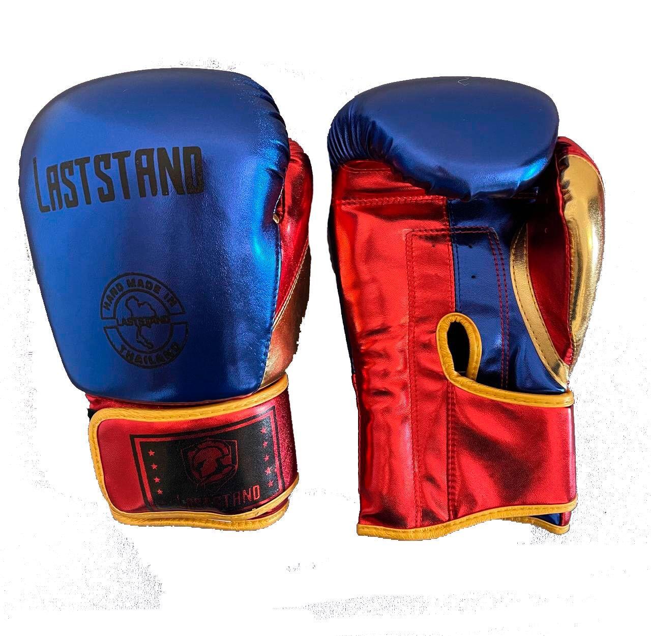 Боксерские перчатки Lastend, синие 12 - фото 1 - id-p100573794