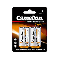 Аккумулятор CAMELION Rechargeable Ni-MH NH-D2500BP2 2 шт. в блистере