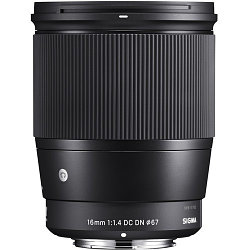 Объектив Sigma 16mm f/1.4 DC DN Contemporary Lens for L-mount