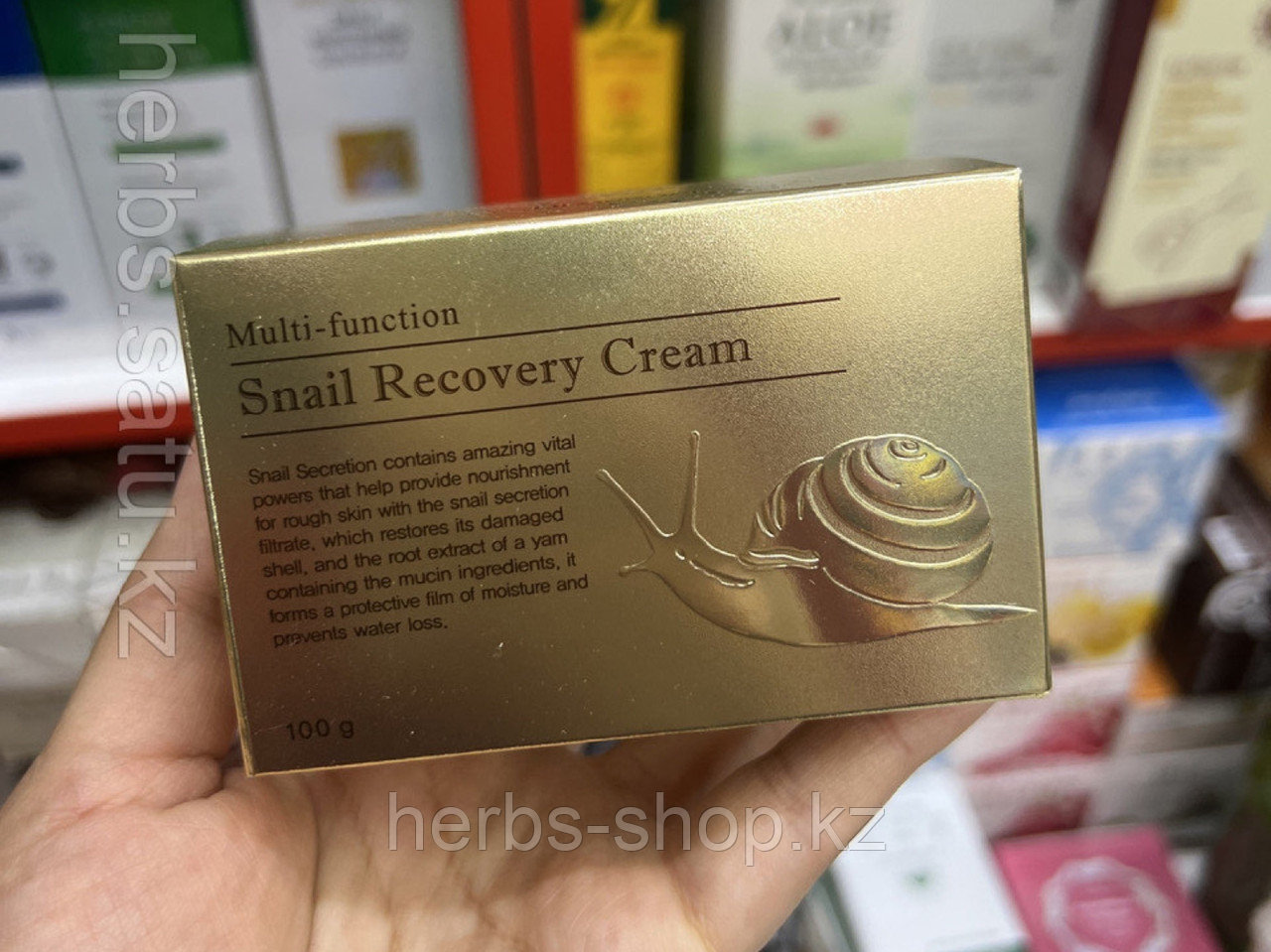 Deoproce snail recovery cream 100g, Крем с улиткой корея, Крем deoproce snail recovery, Корейская косметика
