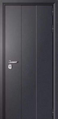 Дверь металлическая Termoline 2, Антик серебро /сандал белый / черное, 860, левая - фото 1 - id-p100591752
