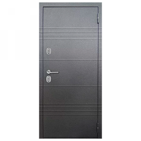 Дверь металлическая Термо S5, антик серебро/белая, 860, левая - фото 1 - id-p100592503