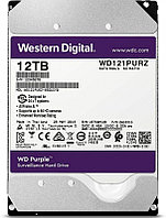 Жесткий диск WESTERN DIGITAL 3.5' 12Tb SATA III, 256 Mb, 7200 rpm WD Purple WD121PURZ