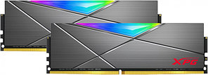 Оперативная память ADATA DDR4 16Gb (2x8Gb) 4800MHz pc-38400 XPG SPECTRIX D50 Xtreme Gunmetal RGB Grey