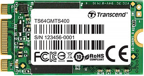 SSD диск TRANSCEND M.2 2242 MTS400S 64 Гб SATA III MLC TS64GMTS400S