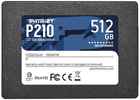 SSD диск PATRIOT MEMORY 2.5' P210 512Гб SATA III NAND 3D (P210S512G25)