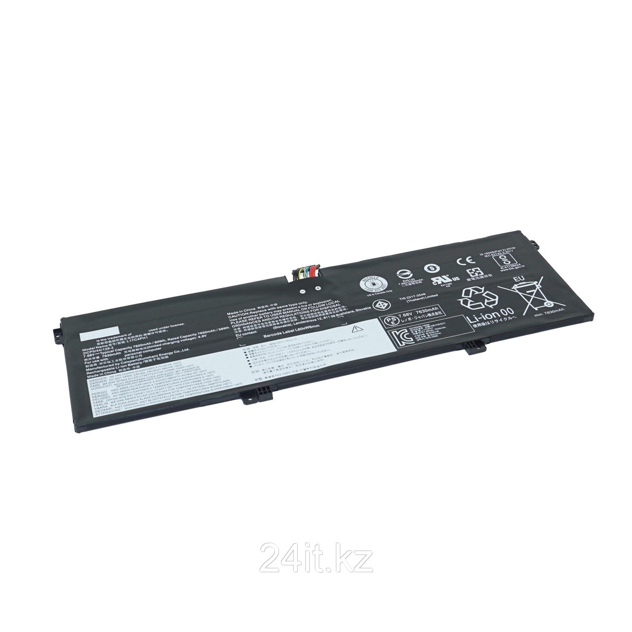 Аккумулятор L17C4PH1 для ноутбука Lenovo 7.68V 60Wh / 7820mAh