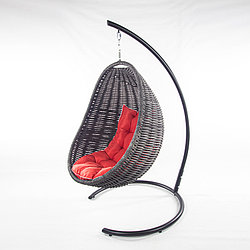 Подвесное кресло-кокон Deckwood (Черное)