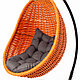 Подвесное кресло-кокон Deckwood (Оранжевое), фото 3