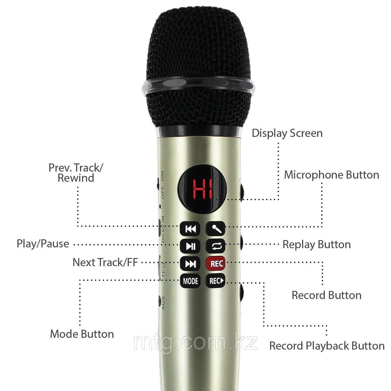Караоке микрофон беспроводной Wireless Karaoke Microphone Speaker L-598 - фото 4 - id-p100598642