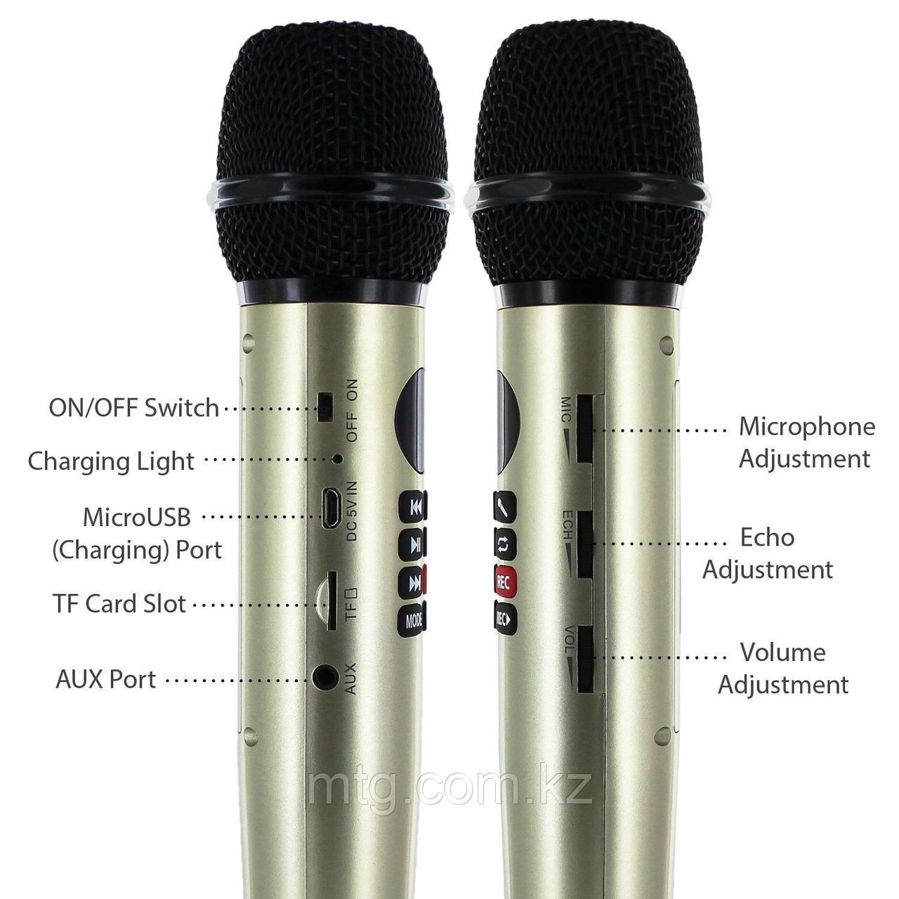 Караоке микрофон беспроводной Wireless Karaoke Microphone Speaker L-598 - фото 5 - id-p100598642