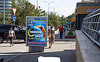 Реклама на пилларсах в Астане