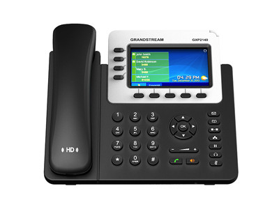 IP телефон Grandstream GXP2140 (PoE), 4 SIP аккаунта, 4 линии, цветной LCD, PoE, (1GbE)Gigabit Ethernet, до - фото 1 - id-p100603999