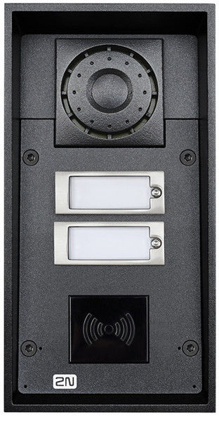 Домофон IP Force - 2 кнопки вызова, камера (возможность установки считывателя), 10 Вт динамик - фото 1 - id-p100604092