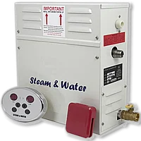 Парогенератор для хамам, ручной слив Steam & Water - 45 (4,5 кВт)