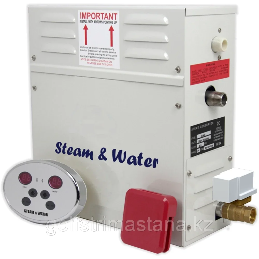Парогенератор для хамам 3 кВт, автослив Steam & Water AVTO - 30