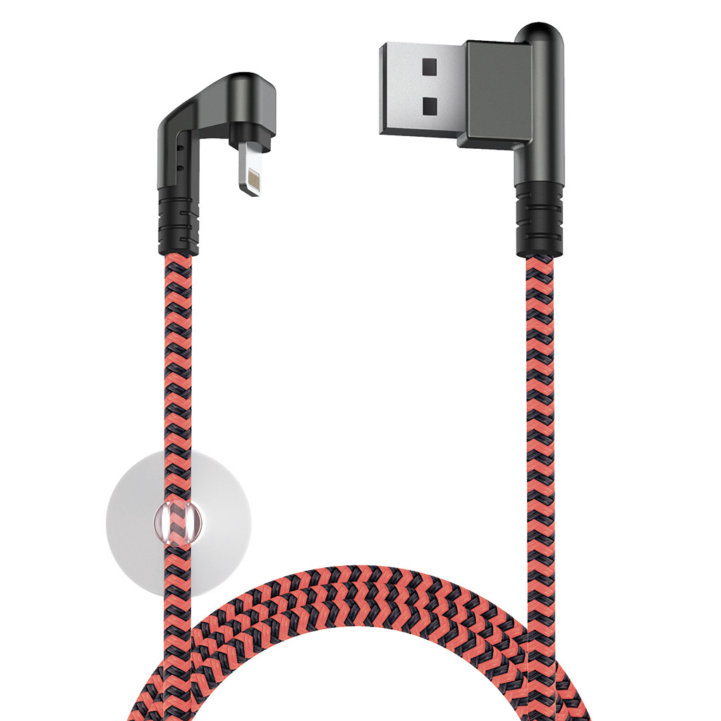 Olmio X-Game Neo Кабель 1.2м USB 2.0 - Lightning коралловый