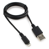 Cablexpert CC-USB-AP2MBP USB 2.0 AM/Lightning кабелі, iPhone5 үшін/6/7/8/ X, iPOD, IPAd, 1м, қара, пакет